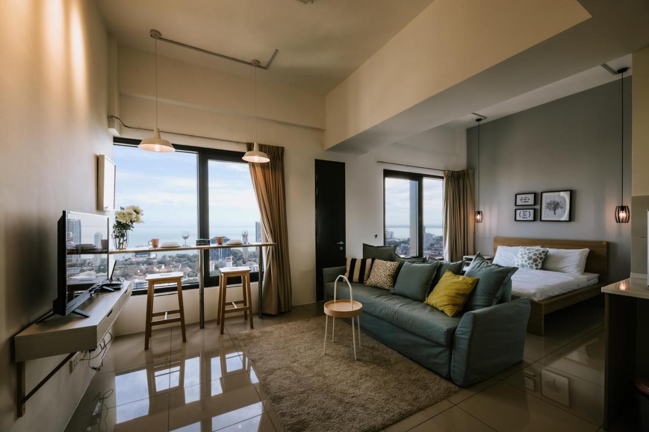 Muji Studio 2 - Seaview At 218 Tropicana Near Komtar Food Heaven With Netflix & Tv Box جورج تاون المظهر الخارجي الصورة